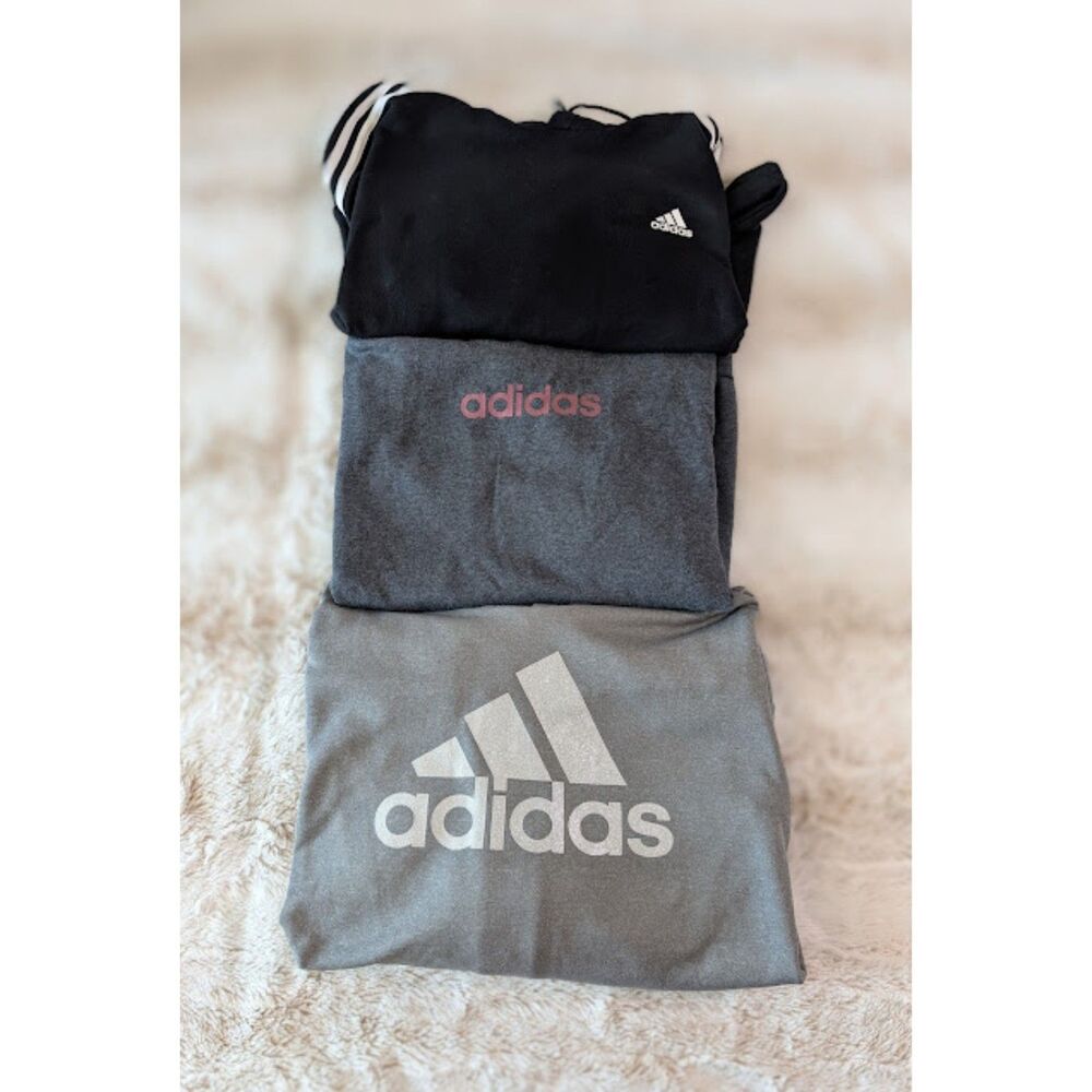 adidas Black and Gray Hoodies & Sweatshirt Women's Size 2X